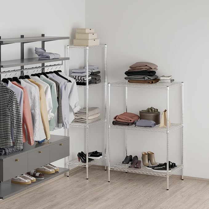 24" Deep x 36" Wide x 54" Height Wire Shelving Kit | 3-Tier | NSF Commercial - Image 6
