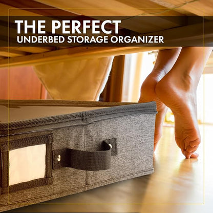 HOMELUX THEORY 2pc Under Bed Storage Containers, Bedroom Under the Bed Drawer - Image 6