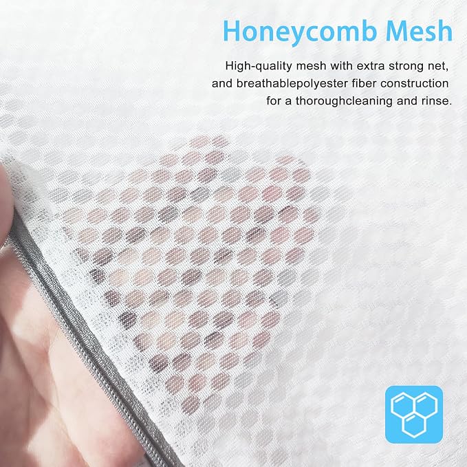 PrettyCare 3 Large Mesh Laundry Bags - Image 3