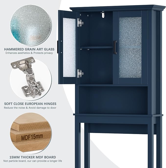 Over The Toilet Storage Cabinet, Over Toilet Storage Bathroom Cabinet - Image 7