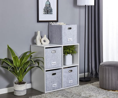 DECOMOMO Felt Storage Bins, 11 inch Cube Storage Bin - Image 2