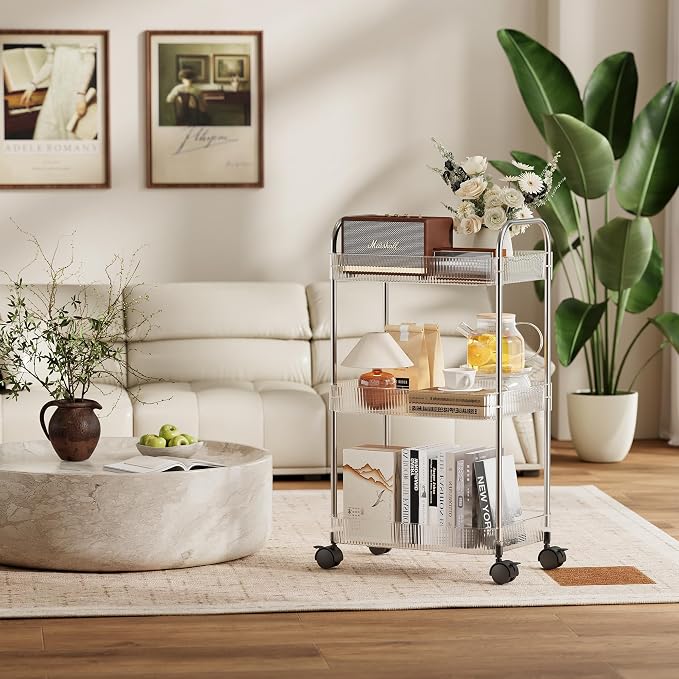 STARLATTA 3 Tier Rolling Cart - Image 8