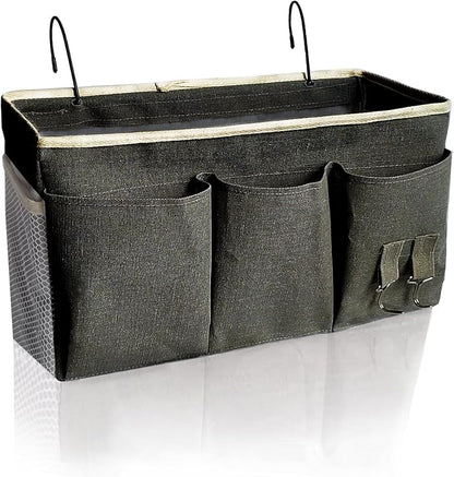 Bedside Caddy, Bedside Hanging Storage Organizer forBunk and Hospital Beds by SMALIGOLA