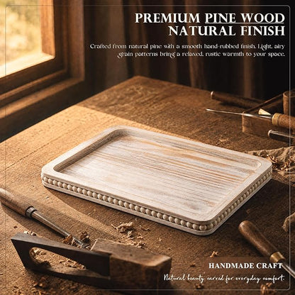 EOSAHR Pine Wood Couch Tray - Image 6