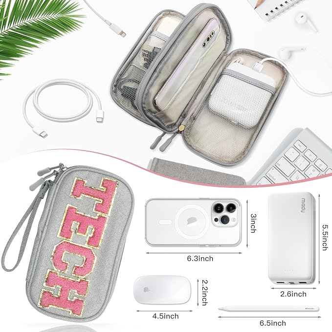 COSHAYSOO Electronics Accessories Organizer Bag - Image 4
