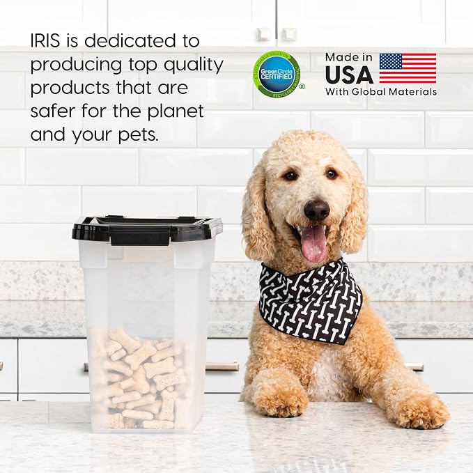 IRIS USA Airtight Dog Food Storage Container, WeatherPro, - Image 9