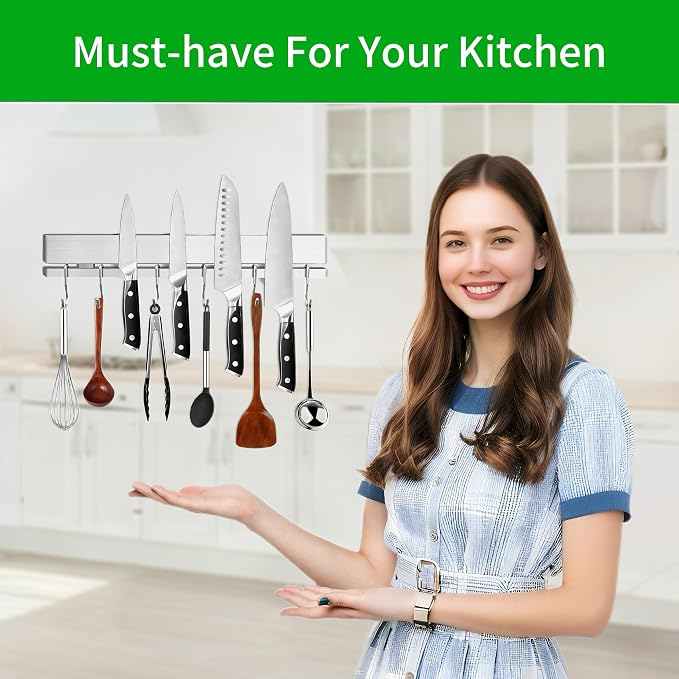 YIIYIIN 12 Inch Magnetic Knife Holder - Image 7