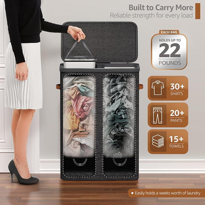 Sorbus Laundry Hamper with Lid - Image 4