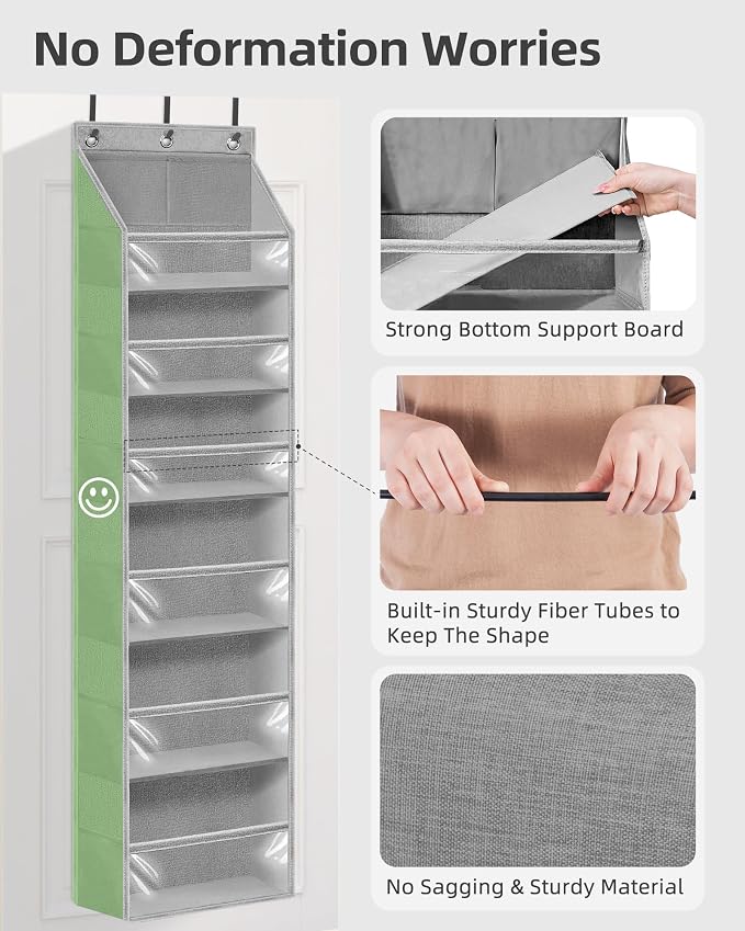 STORAGE MANIAC Over the Door Organizer Large Capacity Hanging Organizer - Image 3