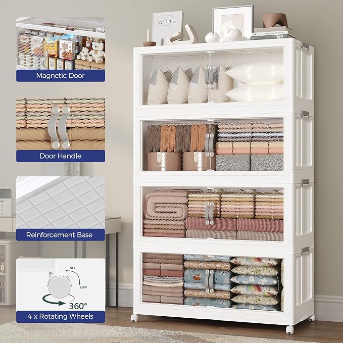 480QT Extra Large Stackable Storage Bins - Image 7