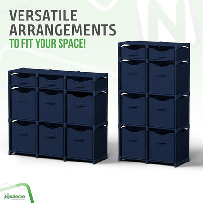9 Cube Distressed Organizer - Image 4