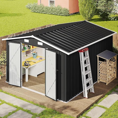 Aoxun 10 x 12FT Outdoor Storage Shed - Image 3