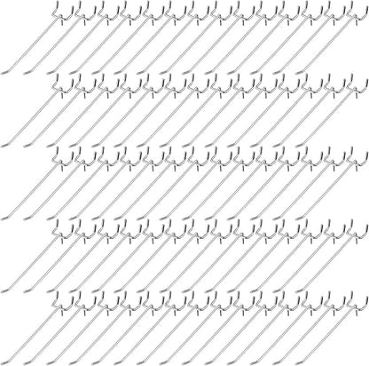 Funrous 100 Pack Peg Board Hooks Stainless Steel Pegboard Hooks Shelving by Funrous
