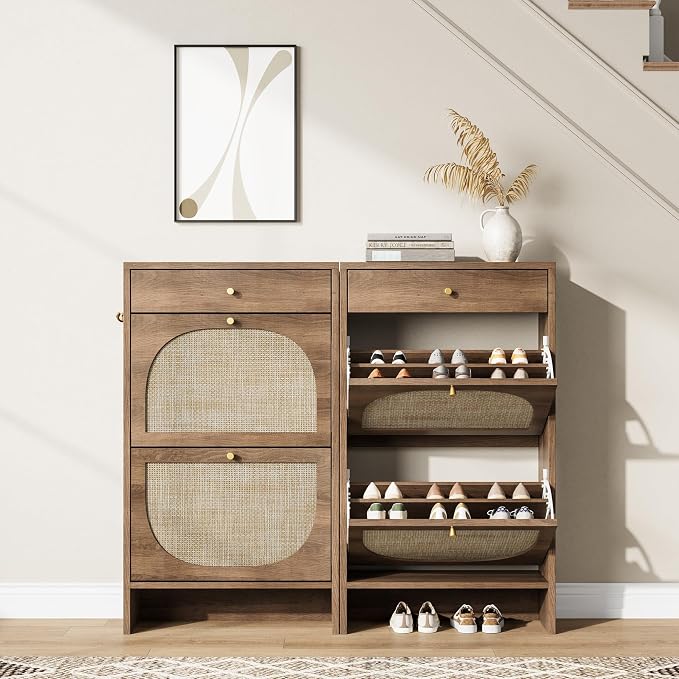 Nicetree Shoe Cabinet for Entryway, Slim Shoe Rack - Image 7
