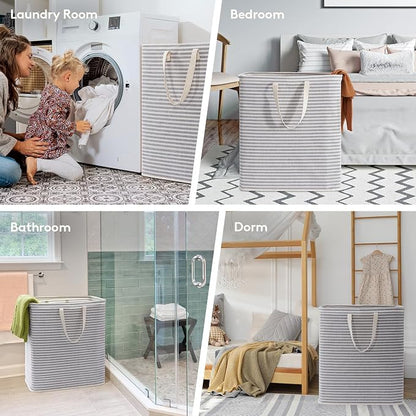 Lifewit 3 Pack Laundry Basket 100L Each, Collapsible Clothes Hamper - Image 7