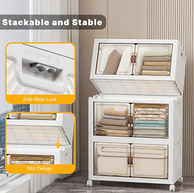 Extra Large Stackable Storage Bins - Image 6