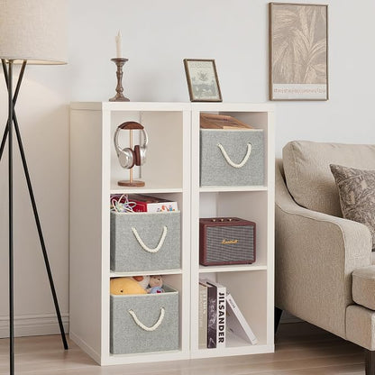 StorageWorks Storage Baskets for Shelves, Foldable Fabric Closet Storage Bins - Image 3