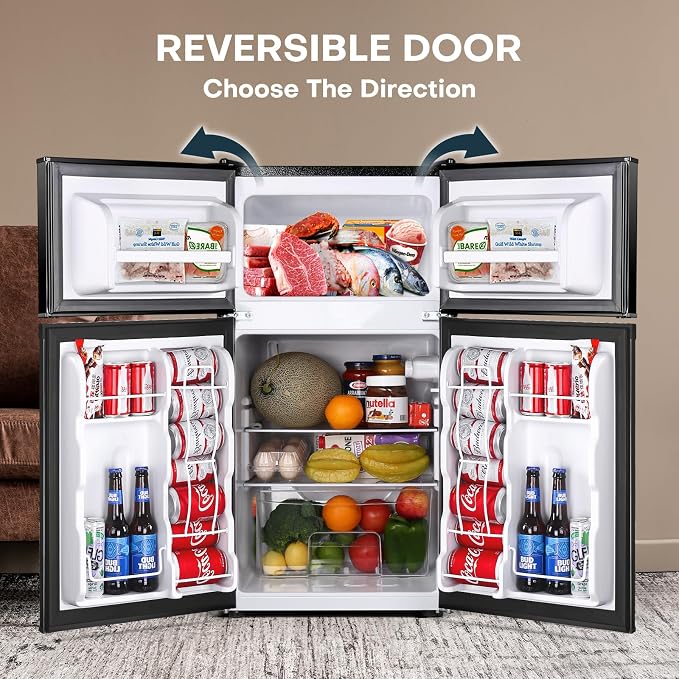 Upstreman 3.2 Cu.Ft Mini Fridge - Image 6