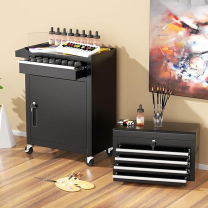INTERGREAT Rolling Tool Chest, 5-Drawer Tool Box Organizer w/Lockable Wheels & - Image 2