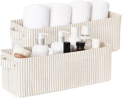 StorageWorks Narrow Storage Bins, Small Basket by StorageWorks