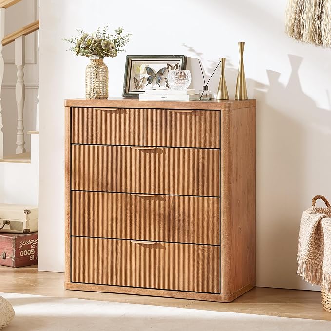 LEYAOYAO Fluted 5 Drawers Dresser - Image 6