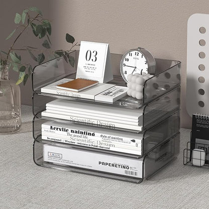 4-Tier Acrylic Paper Tray Organizer - Image 6