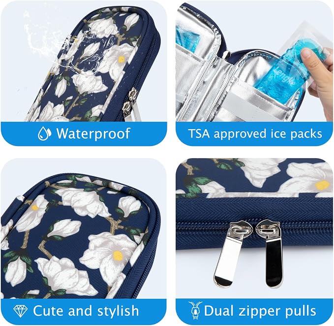 YOUSHARES Insulin Cooler Travel Case TSA Approved Medication Diabetic Supplies - Image 4