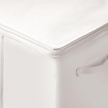 TYEERS Large Storage Bags with Zipper and Clear Window, Cotton Blended Fabric - Image 7