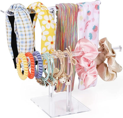 Headband Holder Scrunchie Holders Acrylic, Headband Display Stand, Scrunchie by Suneerplay