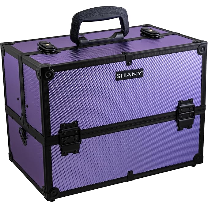 SHANY Essential Pro Makeup Train Case Cosmetic Box Portable Makeup Case by SHANYCosmetics