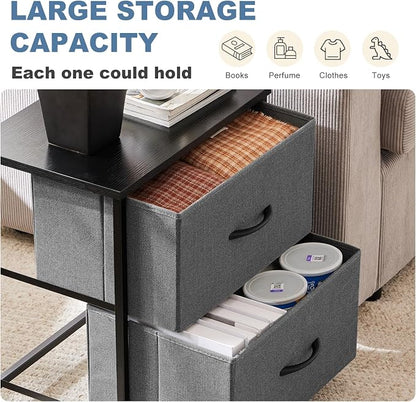 DUMOS Nightstand Small Dresser - Image 4