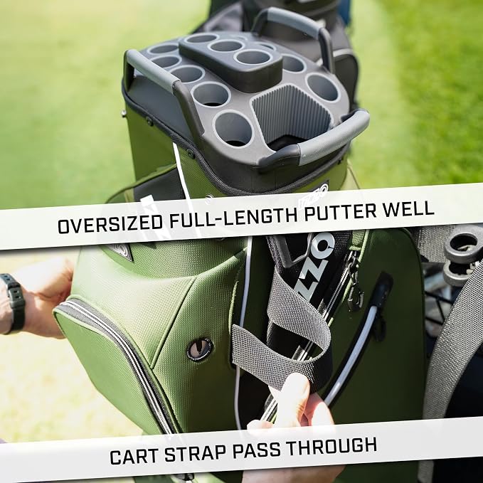 Izzo Ultimate Organizer Golf Cart Bag - Image 5