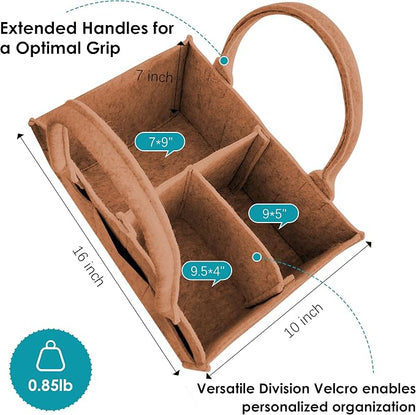 Cute Castle 2 Pack Diaper Caddy Organizer - Image 2