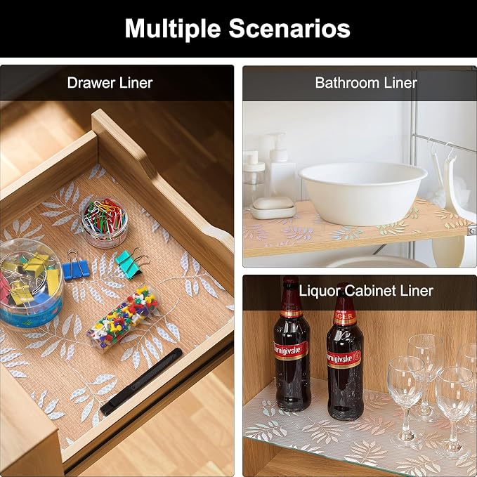 Cooyes Shelf Liner – Premium Non-Adhesive Cabinet & Drawer Liner - Image 7