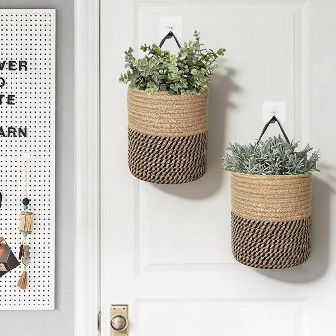2 Pack Wall Basket, Small Hanging Baskets - Image 4