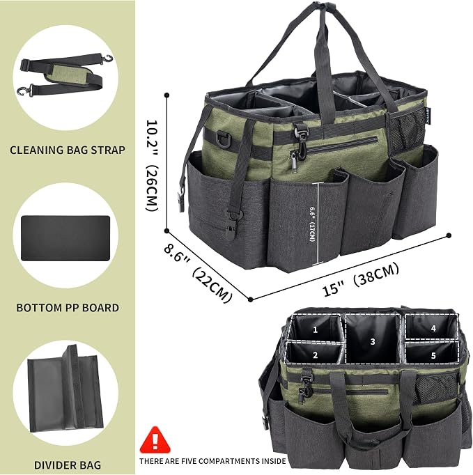 IBVIVIC Wearable Cleaning Caddy Bag - Image 2