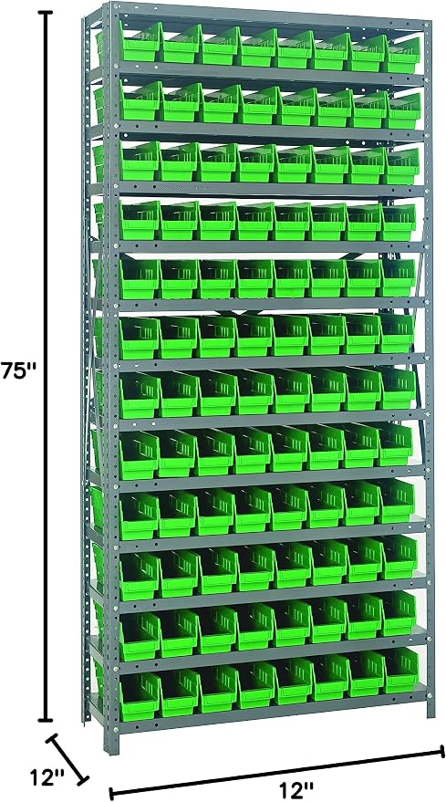 Quantum Storage Systems 1275-101GN Steel Shelving Unit - Image 2