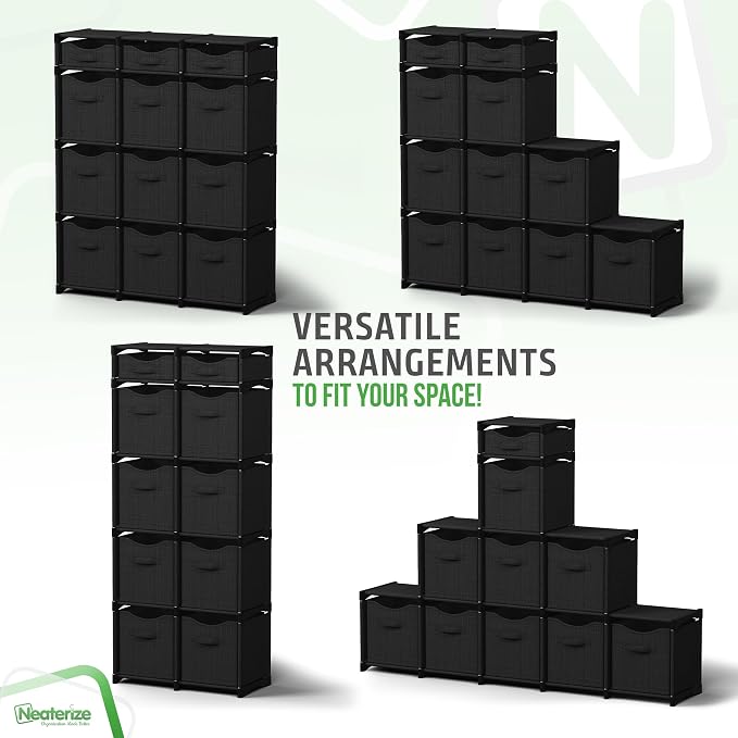 12 Cube Closet Organizers And Storage | Includes All Storage Cube Bins | Easy - Image 4
