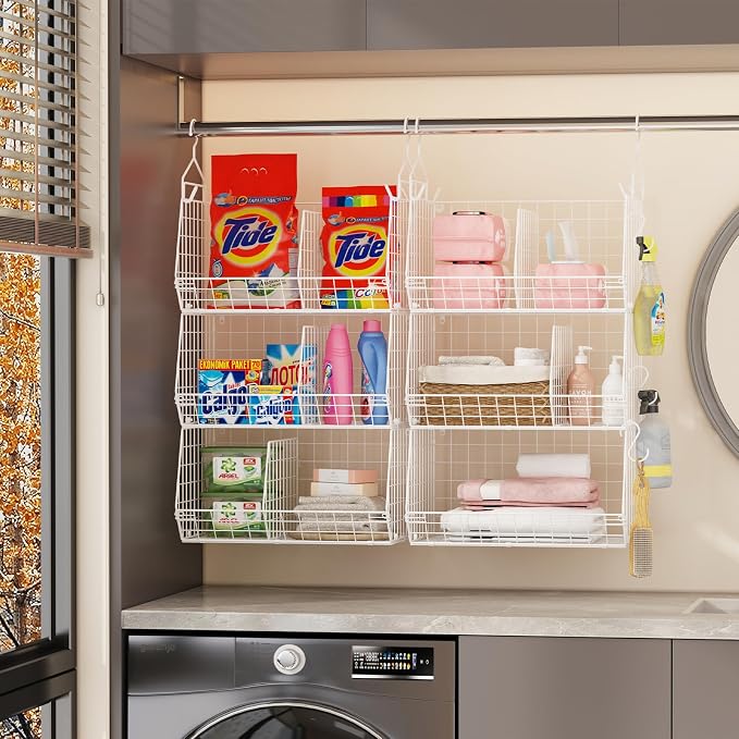 5 Tier Extra Large Closet Hanging Shelves - Image 5