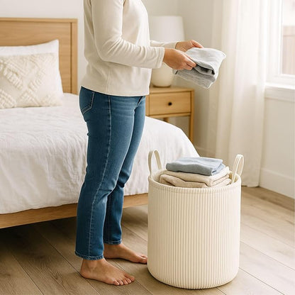 PUTSKA Blanket Basket – Round Storage - Image 8