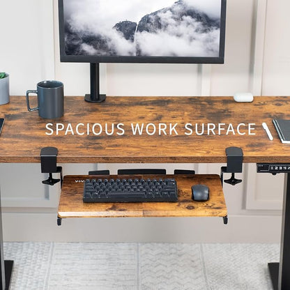 VIVO Small Keyboard Tray, Under Desk Pull Out - Image 6