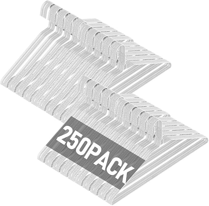 SPECILITE Wire Metal Clothes Hangers Bulk 250 Pack by SPECILITE