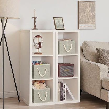 StorageWorks Storage Baskets for Shelves, Foldable Fabric Closet Storage Bins - Image 2