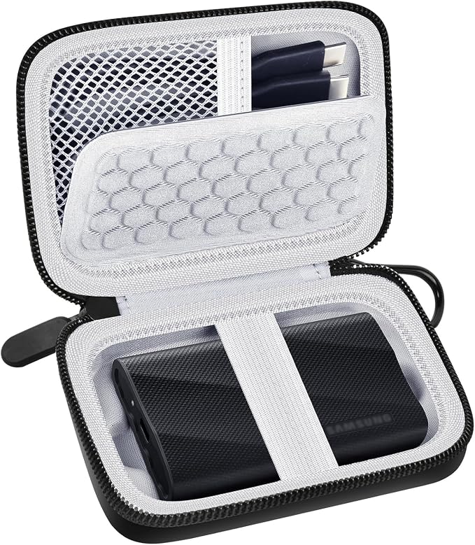 Carrying for Samsung T9/ T7/ T7 Shield Portable SSD 4TB 2TB 1TB, USB External by paiyule