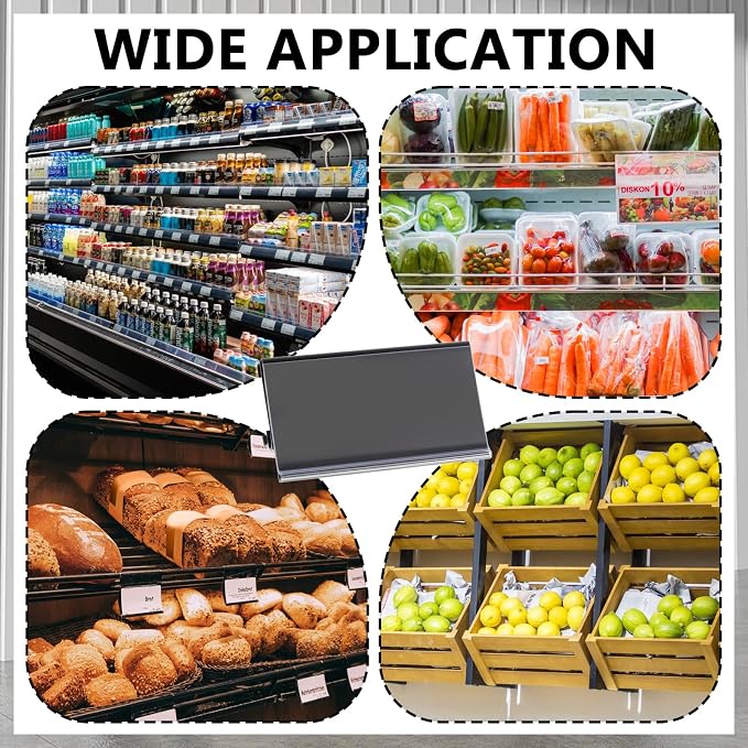 120 Pcs Wire Shelf Label Holders Compatible - Image 6