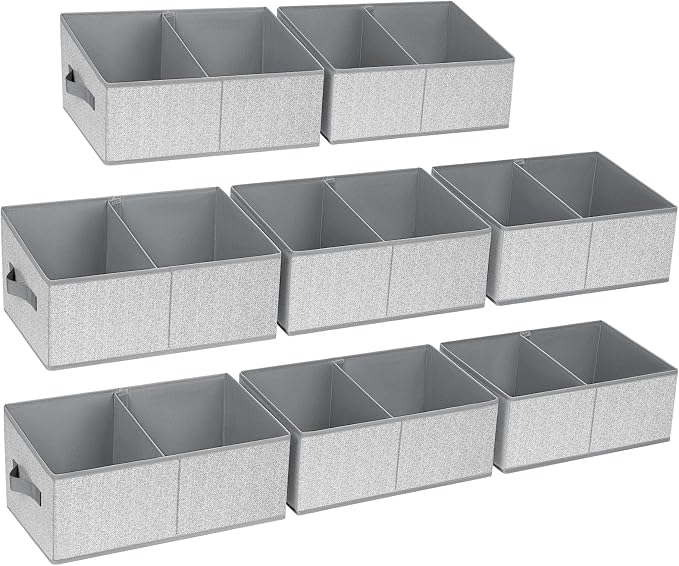 DIMJ Storage Baskets for Shelves 8 Packs by DiMJ