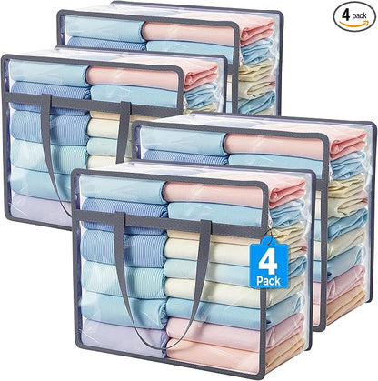 Budding Joy Clear Zippered Storage Bags by BuddingJoy-BuildaJoyfulLifeforYou