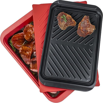 Grilling Prep and Serving Tray by Ecoiou