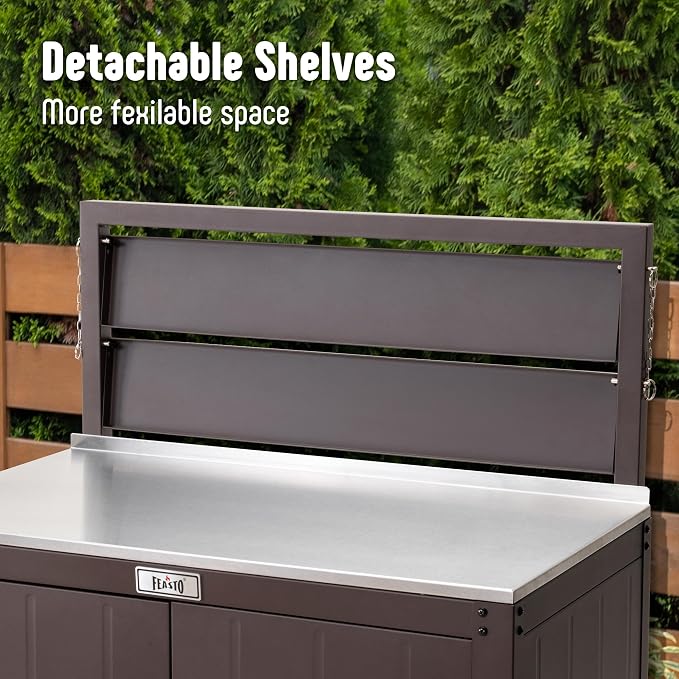 Feasto Outdoor Potting Bench Table - Image 6