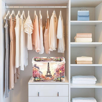 Watercolor Paris Storage Bins - Image 6